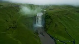 Skogafoss Waterfall in Iceland Summerland 2025