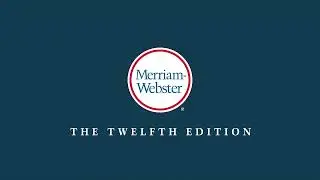 Merriam-Webster | 12th Edition | Blockbuster