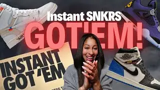 Nike FOR the People? SNKRS Instant GOT'EM!...Will people RESELL these pairs?!