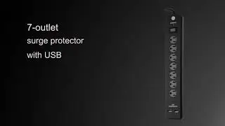 40482: GE 7-Outlet Surge Protector - Overview