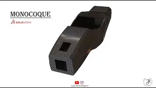 SolidWorks - Formula Student prototype monocoque 🏎️
