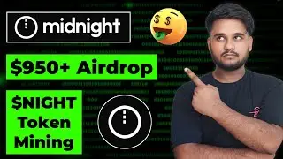 Midnight - Free $NIGHT Token Mining Full Guide || Earn Free Up to $1000 || New Free Mining Airdrop 🔥
