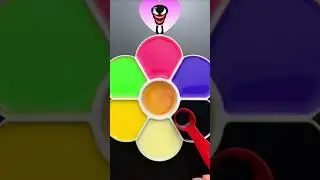 Fascinating colour mixing recipe | primary colour mixing game #shorts #colourmixing #colors #colour