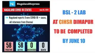 9 Positive Cases Reported on 3rd June 2020 | Total 58 #nagaland #thelandofangh