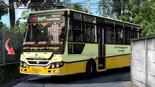 TNSTC BS6 BUS MOD DRIVING ON JATENG MAP | Realistic Driving | Playing on ETS 2 |#ets2 #tnstc#driving