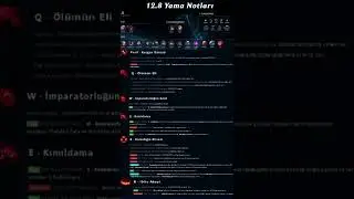 Lol Patch Note 12.8 #lol #leagueoflegends