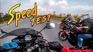 Acceleration test of my CBR 150 R | GSXR vs CBR | 2Wheelerslife