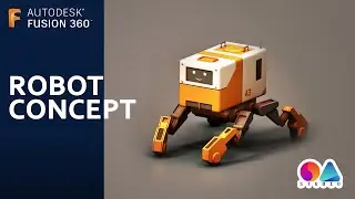 Fusion 360 (Эпизод 14) &mdash; Концепция робота 04