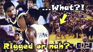 Did The Detroit Pistons Get ROBBED Of The 1988 Championship? (Game 7 ending)