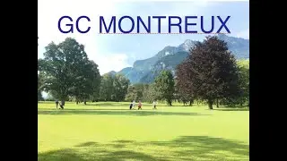 Drohne über Golf Club de Montreux