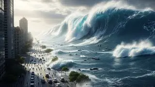 End of the World 😱 Mega Tsunami Hits City  AI Disaster Short Film