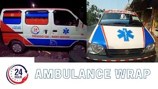 Ambulance New Design Eco Car Wrap modification || New graphics Design Work ||