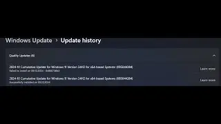 Исправление ошибки установки 0x800736b3 KB5044284 в Windows 11 24H2