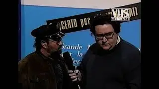 Lucio Dalla, intervista di Vincenzo Mollica. Concerto per gli immigrati (1994)