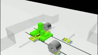 Intelligent steel coils logistics packaging system with intelligent handling system.