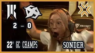 22' VCT Game Changers Champs: Lower R2 Shopify Rebellion GC vs X10 Sapphire (Sonder Interview) 11/18