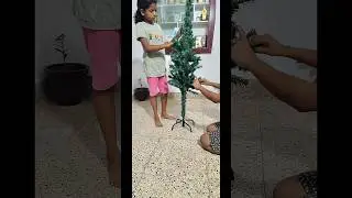 christmas tree set cheyyuva 🌲🎄⛄most happy festival 🎅🏻🎁 #minivlog #godsgrace