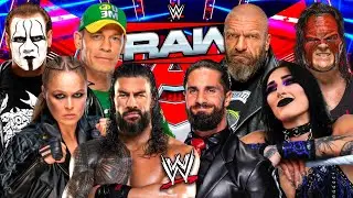 Sting, John Cena, Ronda & Roman Vs Seth Rollins, Triple H, Kane & Rhea | Tag Team Match | Raw 2026 