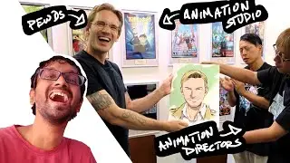 PEWDS BRO GOT HIS ASS HANDED TO HIM | Reacting to PewDiePie's visit to an Animation studio in Japan
