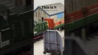 Silent shunting #modelrailway #train #ngauge #nscale #railwaymodelling #shunting #mindfulness