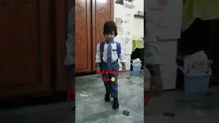 Muhammad promoted to next class, Kinder Garten 1, First uniform, My son got promoted