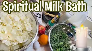How I Make A Spiritual Milk Bath🕯| Everything You&rsquo;ll Need
