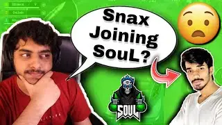Aman On Snax Joining SouL?😳 After BGIS Plannings😱 | SouLAman
