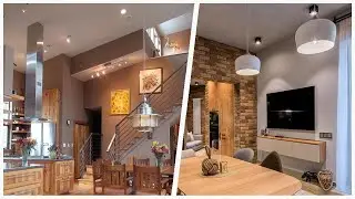 75 Industrial Dining Room With Brown Walls Design Ideas You'll Love 🪴