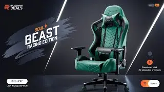 Green Soul Beast Racing Edition Gaming Chair #views