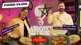 Kolkata Airportview Popular Rooftop -এ Weekend Dinner! Aerosky Bar & Kitchen|The Bong Couple Stories