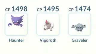 All 2nd Stage Evolution Team: Haunter Vigoroth Graveler | Pok&eacute;mon GO Holiday Cup | Great League GBL