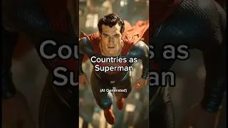 Countries as Superman | Ai Generated