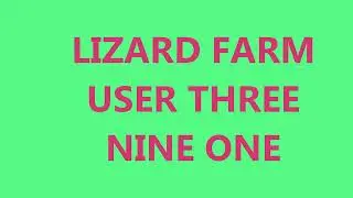 Lizard Farm (Audiobook)