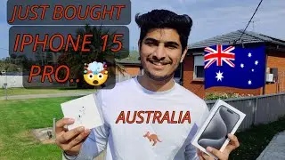 JUST BOUGHT NEW IPHONE 15 PRO || 256 GB || PRICE IN AUSTRALIA || SYDNEY || DG VLOGS ||