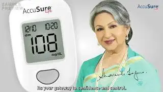 AccuSure Life - Blood Glucose Monitor | Product Explainer Video | Preview Sample