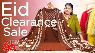 STOCK CLEARANCE | Muslin Suits, Cotton Suits Designer Anarkali, Party Wear & More! #partywear #sale