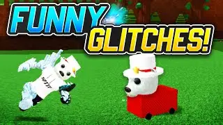 FUNNY Glitches!!! - Build a Boat For Treasure ROBLOX