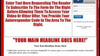 How Video Teaser Optin Pages Work