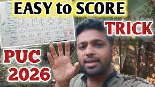 Easy Trick to Score Good Marks in 2nd PUC Exam 2026 | Science Commerce & Arts 
