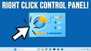 Add Right Click Control Panel & God Mode Options to Windows