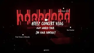 ATEEZ 2025 IN YOUR FANTASY {Orlando} Concert Vlog | MissEv