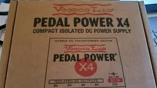 VooDoo Lab Pedal Power X4 &mdash; распаковка и демонстрация