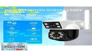 1296P Full HD Wireless WiFi Security Camera 355 Pan 90 Tilt Night
