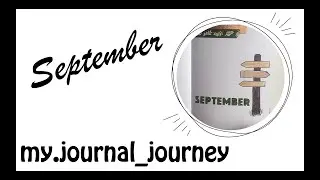 Bullet journal September 2024 Plan with me