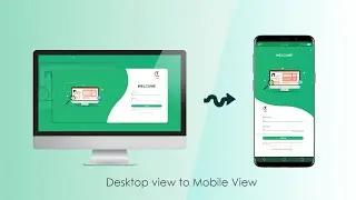 How to convert Desktop view to Mobile device view | Adobe Illustrator CC | UI/UX/App Design | #04