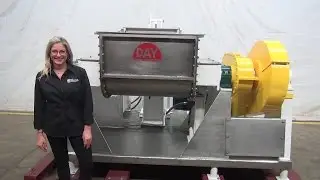 J.H. Day Stainless Steel Double Arm Sigma Blade Mixer Demonstration