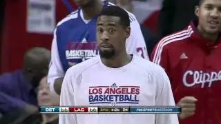 Blake Griffin crazy dunk attempt over Stuckey (Nov 12, 2010)