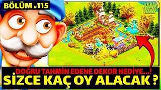 TASARIM OYLAMADA! 🌟 Kaç Oy Alacağımı Tahmin Et, Hediyeyi Kap! | Hay Day