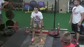 11 Year Old Deadlifts 135lbs for 30 Reps at Real Weights for Real Heroes | Tiger Fitness