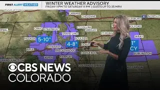 More snow and wind coming for Denver and Colorado's high country